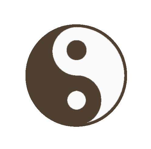 Símbolo Yin Yang principio de Feng Shui clásico
